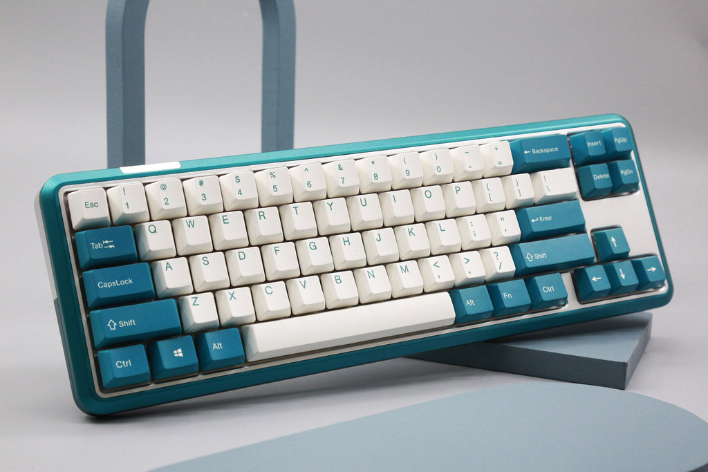 Varmilo Sword 2-68 Twilight Green White LED 65% Dye Sub PBT Aluminum EC Mechanical Keyboard