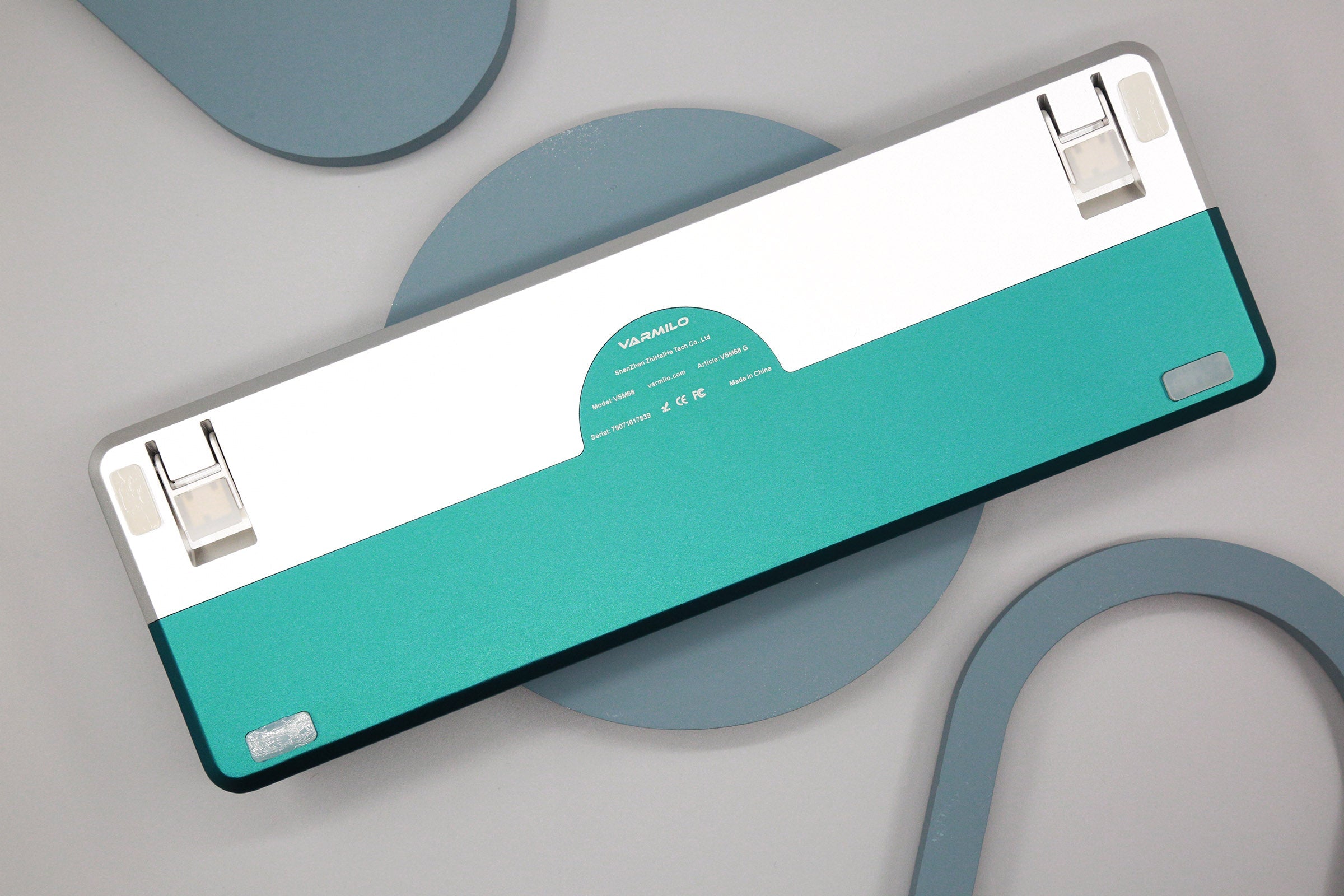 Varmilo Sword 2-68 Twilight Green White LED 65% Dye Sub PBT Aluminum EC Mechanical Keyboard