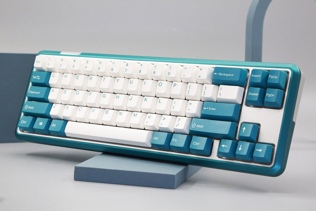 Varmilo Sword 2-68 Twilight Green White LED 65% Dye Sub PBT Aluminum EC Mechanical Keyboard
