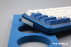 Varmilo Sword 2-68 Pacific Blue White LED 65% Dye Sub PBT Aluminum EC Mechanical Keyboard