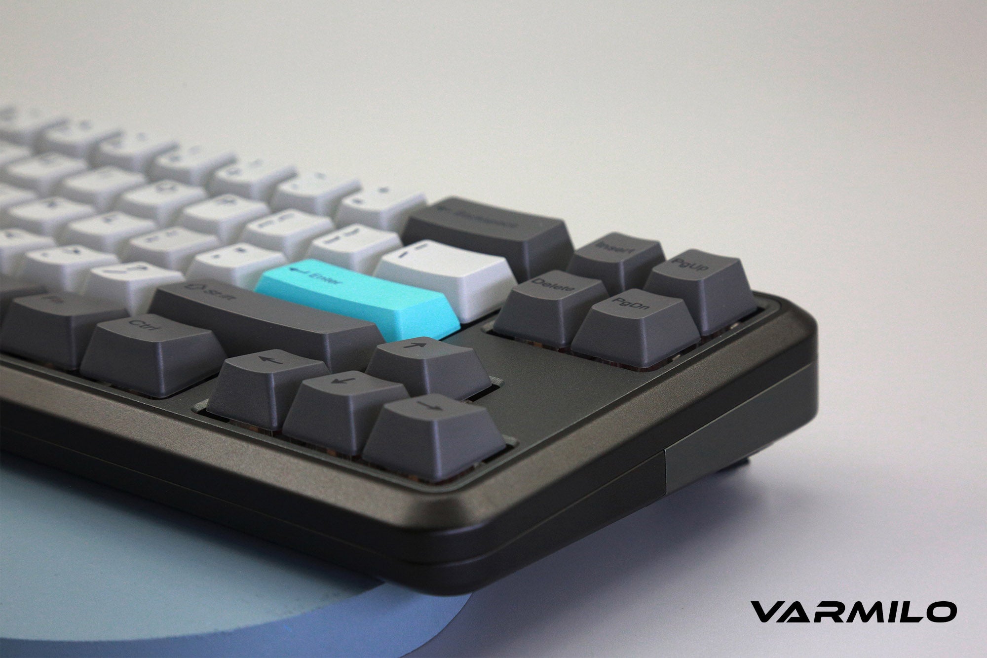 Varmilo Sword 2-68 Moonlight White LED 65% Dye Sub PBT Aluminum EC Mechanical Keyboard
