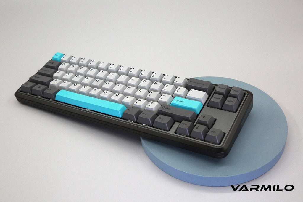 Varmilo Sword 2-68 Moonlight White LED 65% Dye Sub PBT Aluminum EC Mechanical Keyboard