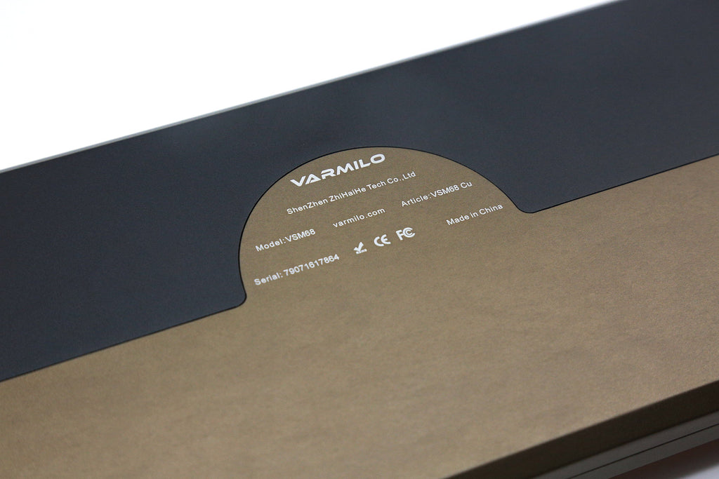 Varmilo Sword 2-68 Flying Tigers White LED 65% Dye Sub PBT Aluminum EC Mechanical Keyboard