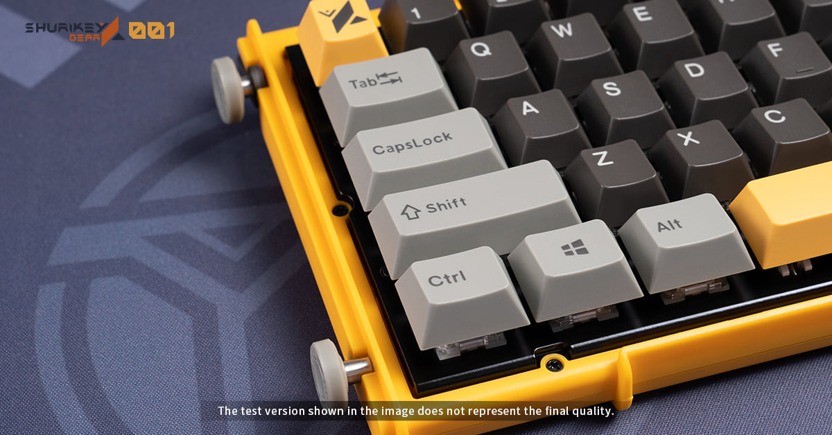 Shurikey Hanzo 001 65% Bluetooth White LED Double Shot ABS EC Mechanical Keyboard