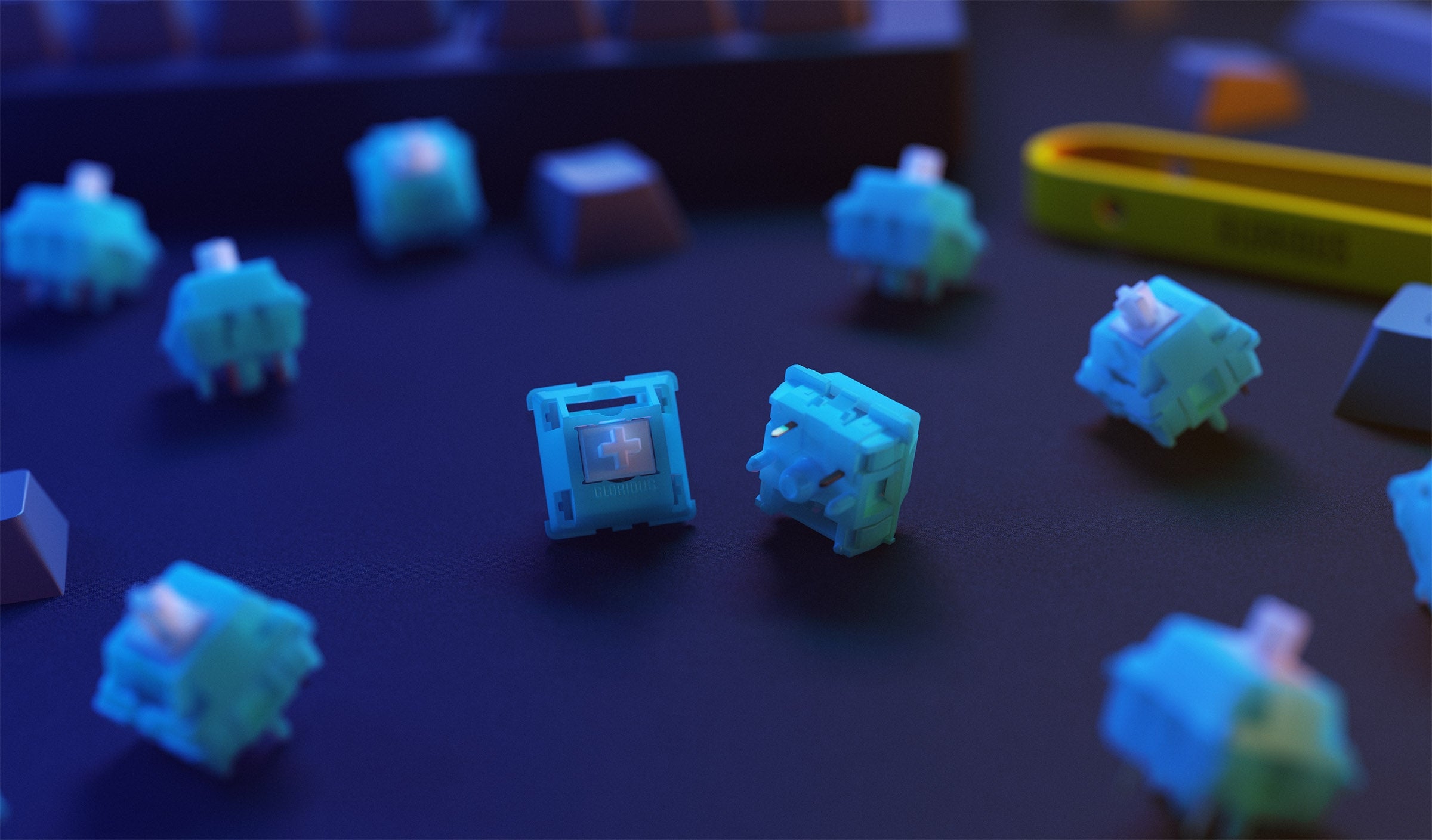 Glorious PC Glorious Lynx 67g Linear Unlubed Linear PCB Mount Switches (36 Pack)