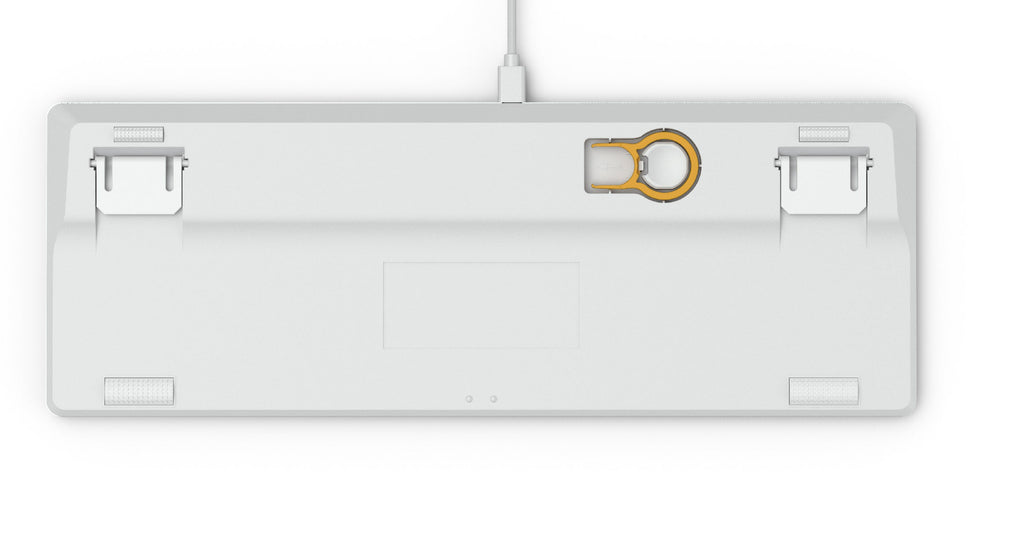 Glorious PC GMMK White Ice 60% Hotswap RGB Double Shot ABS Mechanical Keyboard