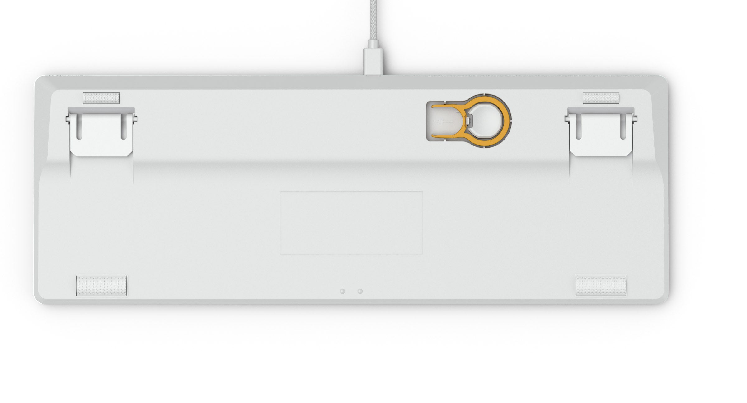 Glorious PC GMMK White Ice 60% Hotswap RGB Double Shot ABS Mechanical Keyboard