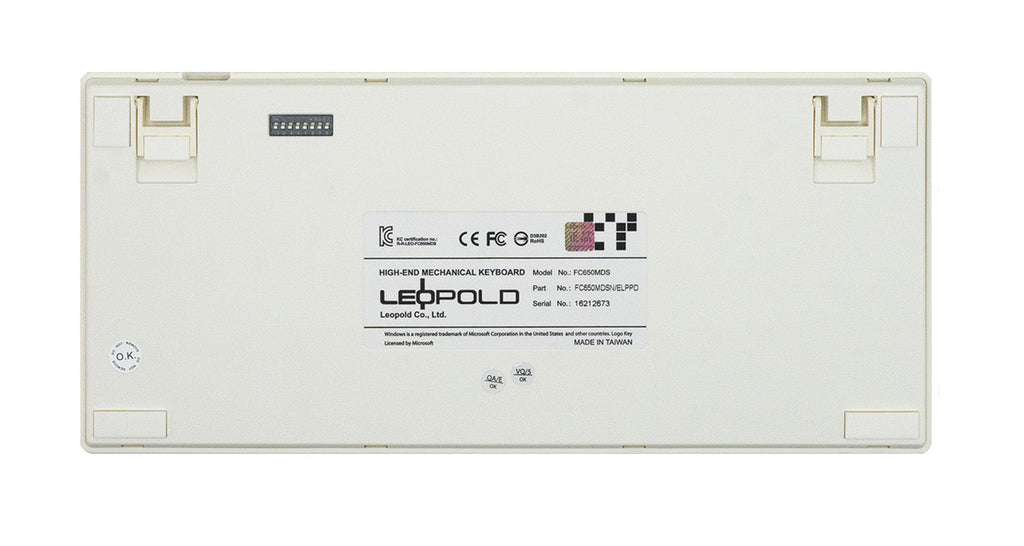 Leopold FC650MDS White/Pink PD 65% Double Shot PBT Mechanical Keyboard