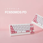 Leopold FC650MDS White/Pink PD 65% Double Shot PBT Mechanical Keyboard