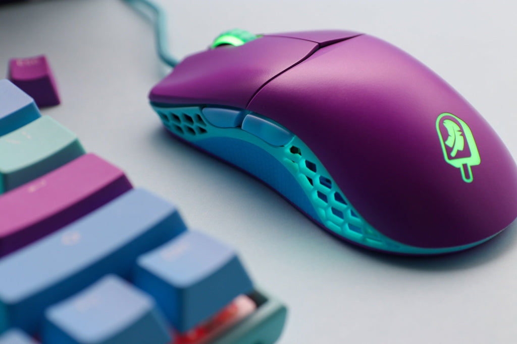 Ducky x MK Frozen Feather Lightweight RGB Gaming Mouse