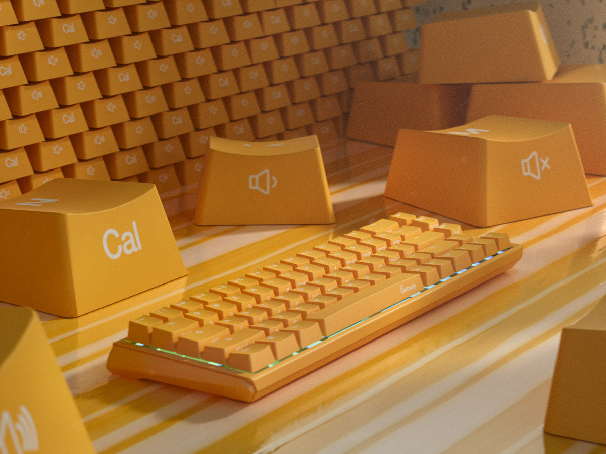 Ducky Yellow One 3 SF 65% Hotswap RGB Double Shot PBT QUACK Mechanical Keyboard