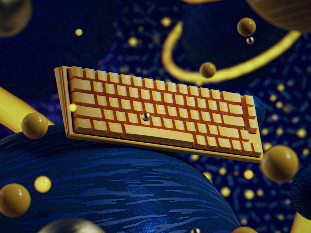 Ducky Yellow One 3 SF 65% Hotswap RGB Double Shot PBT QUACK Mechanical Keyboard