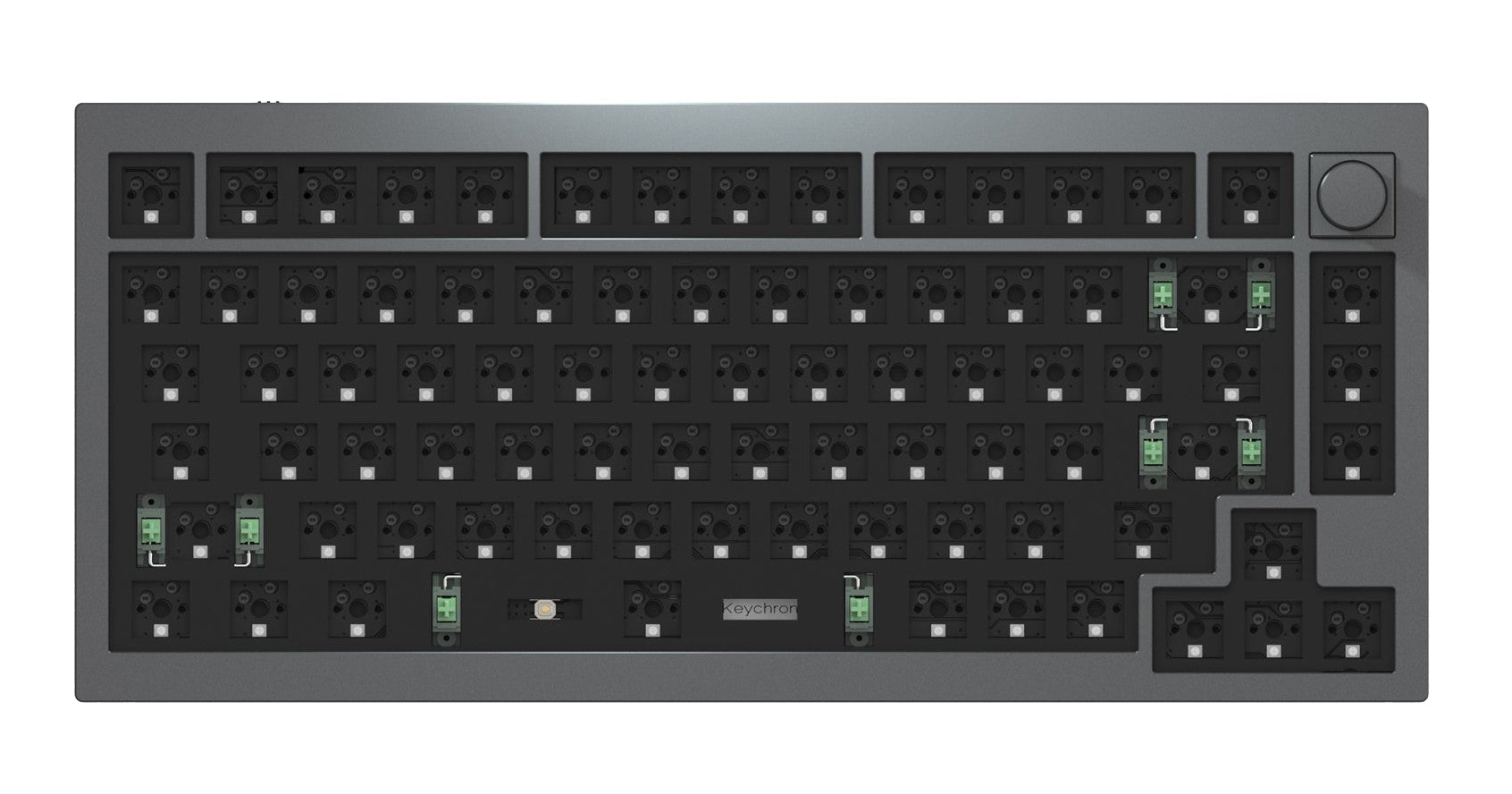 Keychron Q1 V2 w/ Knob Aluminum 75% Hotswap RGB Win + Mac Mechanical Keyboard