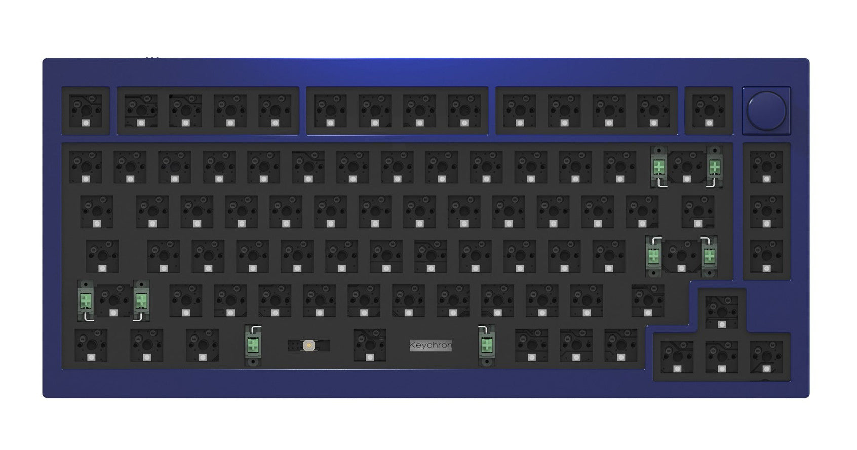 Keychron Q1 V2 w/ Knob Aluminum 75% Hotswap RGB Win + Mac Mechanical Keyboard