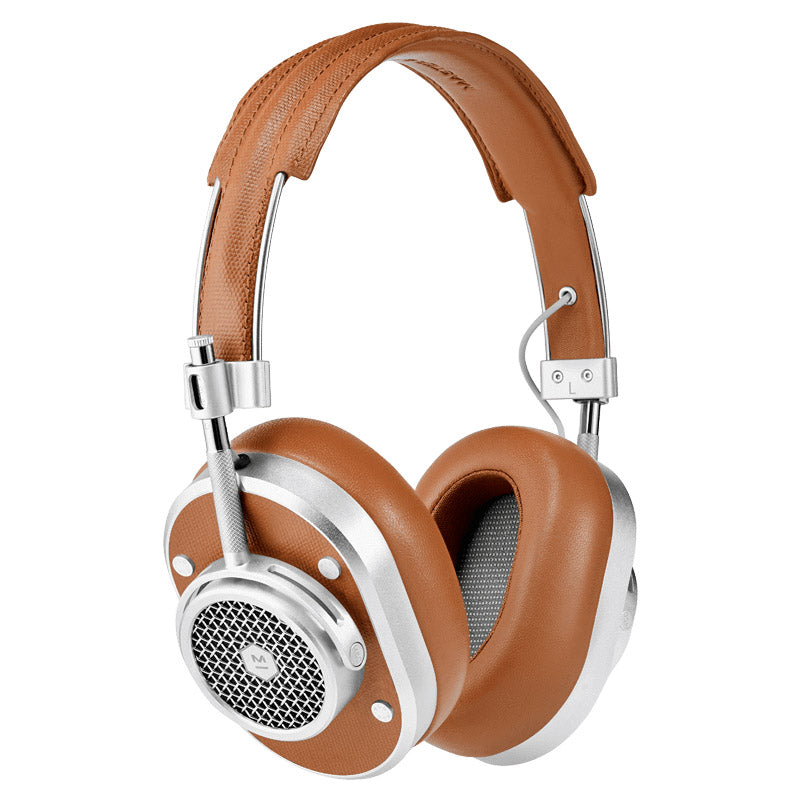 Master & Dynamic MH40 Wireless Over Ear Headphones Brown/Silver