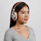 Master & Dynamic MH40 Wireless Over Ear Headphones Brown/Silver