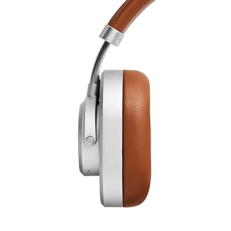 Master & Dynamic MW65 ANC Over Ear Wireless Headphones Silver/Brown