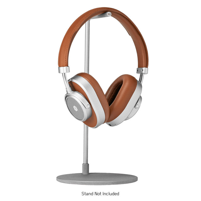 Master & Dynamic MW65 ANC Over Ear Wireless Headphones Silver/Brown