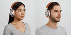 Master & Dynamic MW65 ANC Over Ear Wireless Headphones Silver/Brown