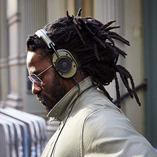 Master & Dynamic MH40 Wired Over Ear Headphones Black/Olive