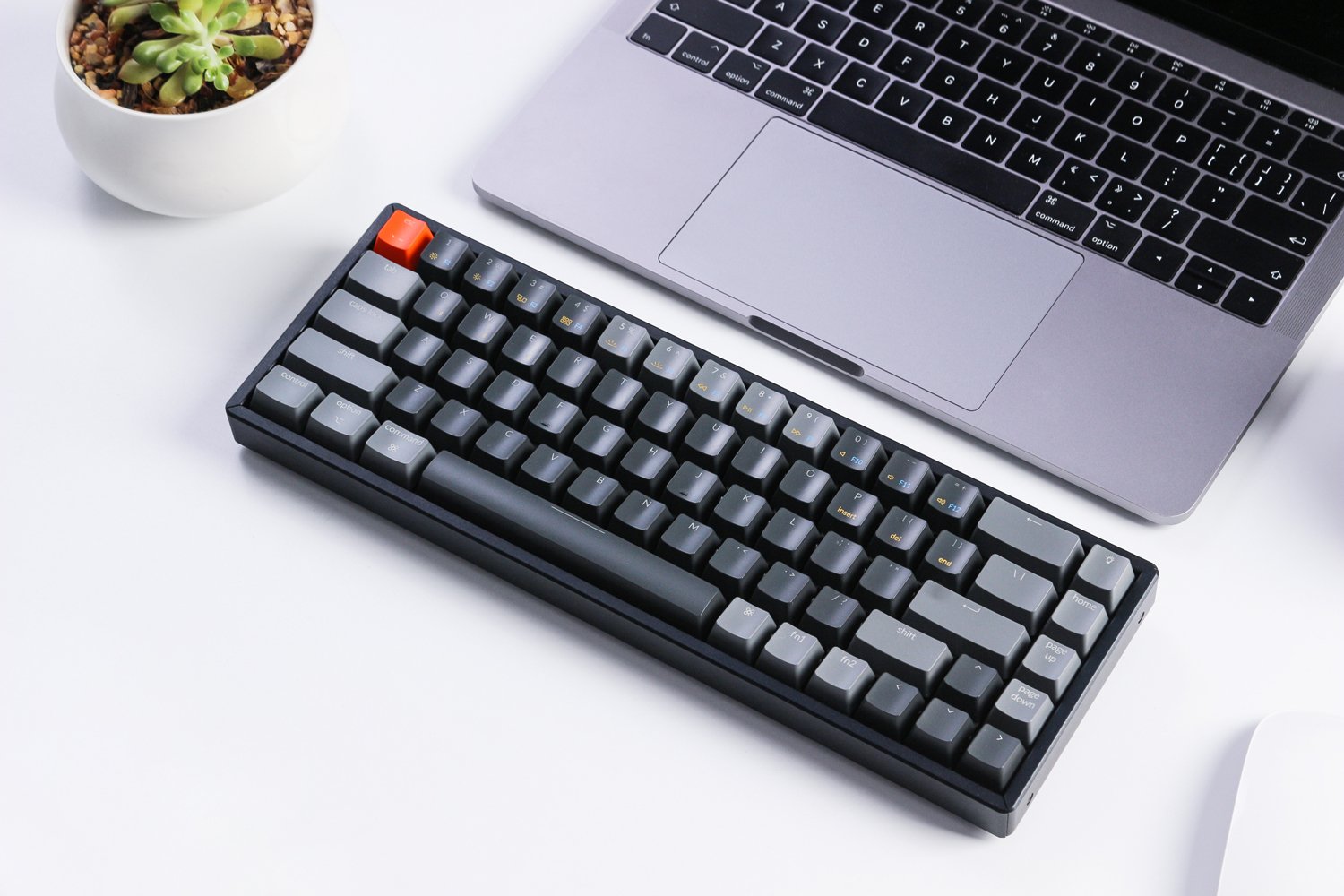 Keychron K6 65% Hotswap Bluetooth RGB Win + Mac ABS Laser Etched Mechanical Keyboard