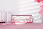Varmilo Sword 2-68 Sakura R2 White LED 65% Dye Sub PBT Aluminum EC Mechanical Keyboard
