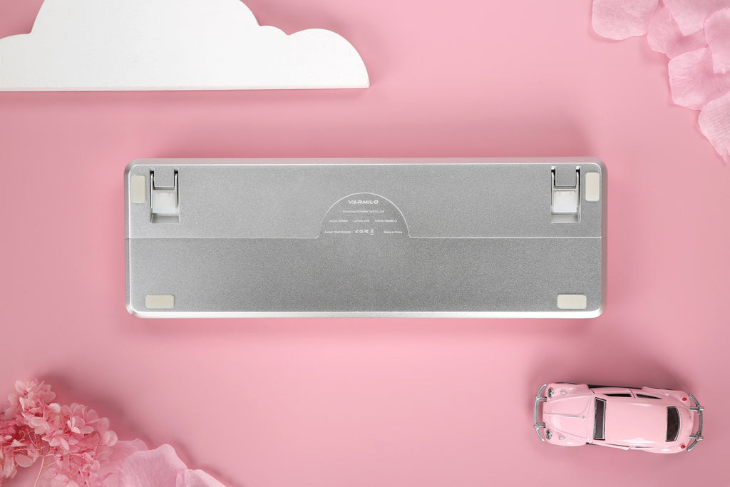 Varmilo Sword 2-68 Sakura R2 White LED 65% Dye Sub PBT Aluminum EC Mechanical Keyboard