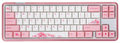 Varmilo Sword 2-68 Sakura R2 White LED 65% Dye Sub PBT Aluminum EC Mechanical Keyboard