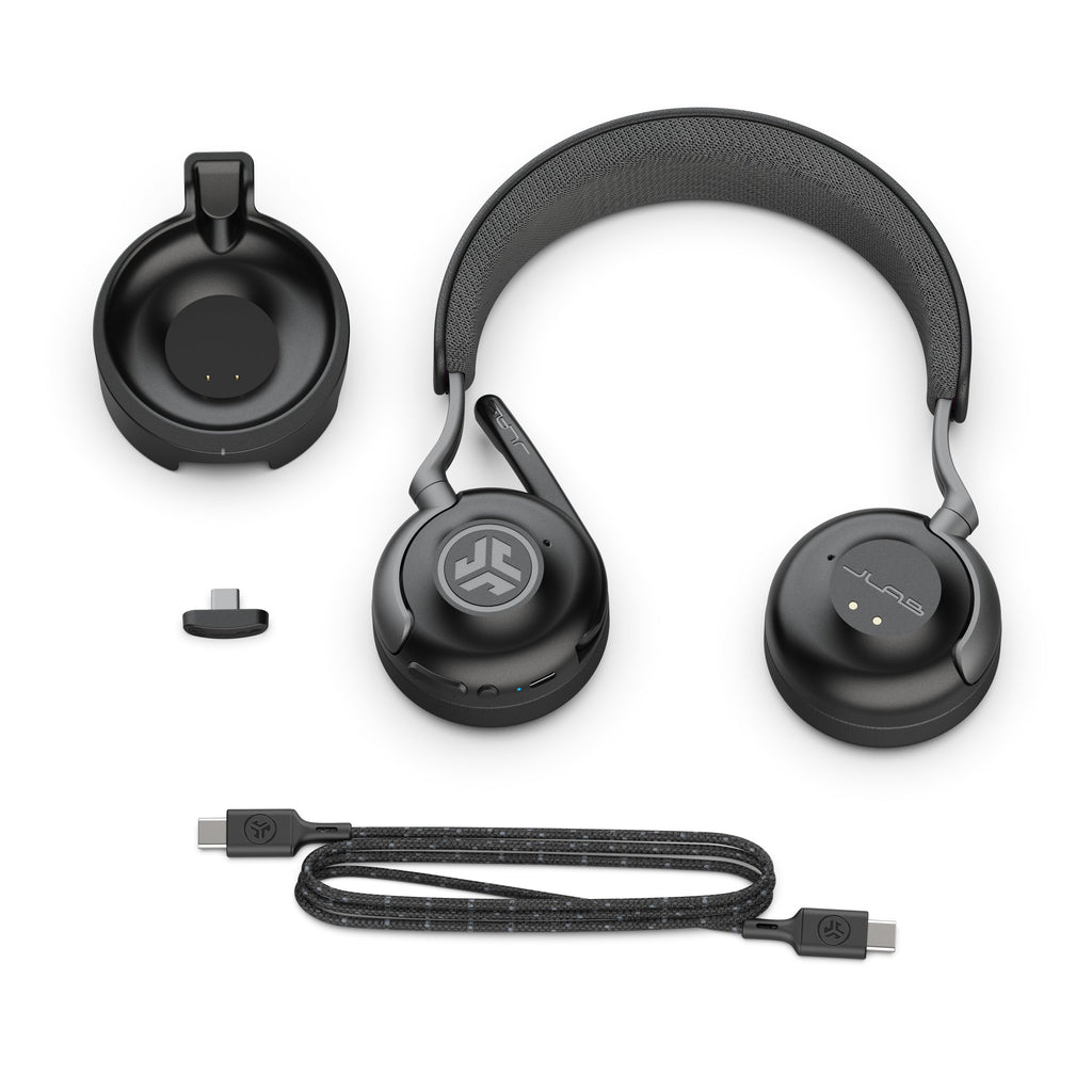Epic Work ANC Wireless On-Ear Headset Black