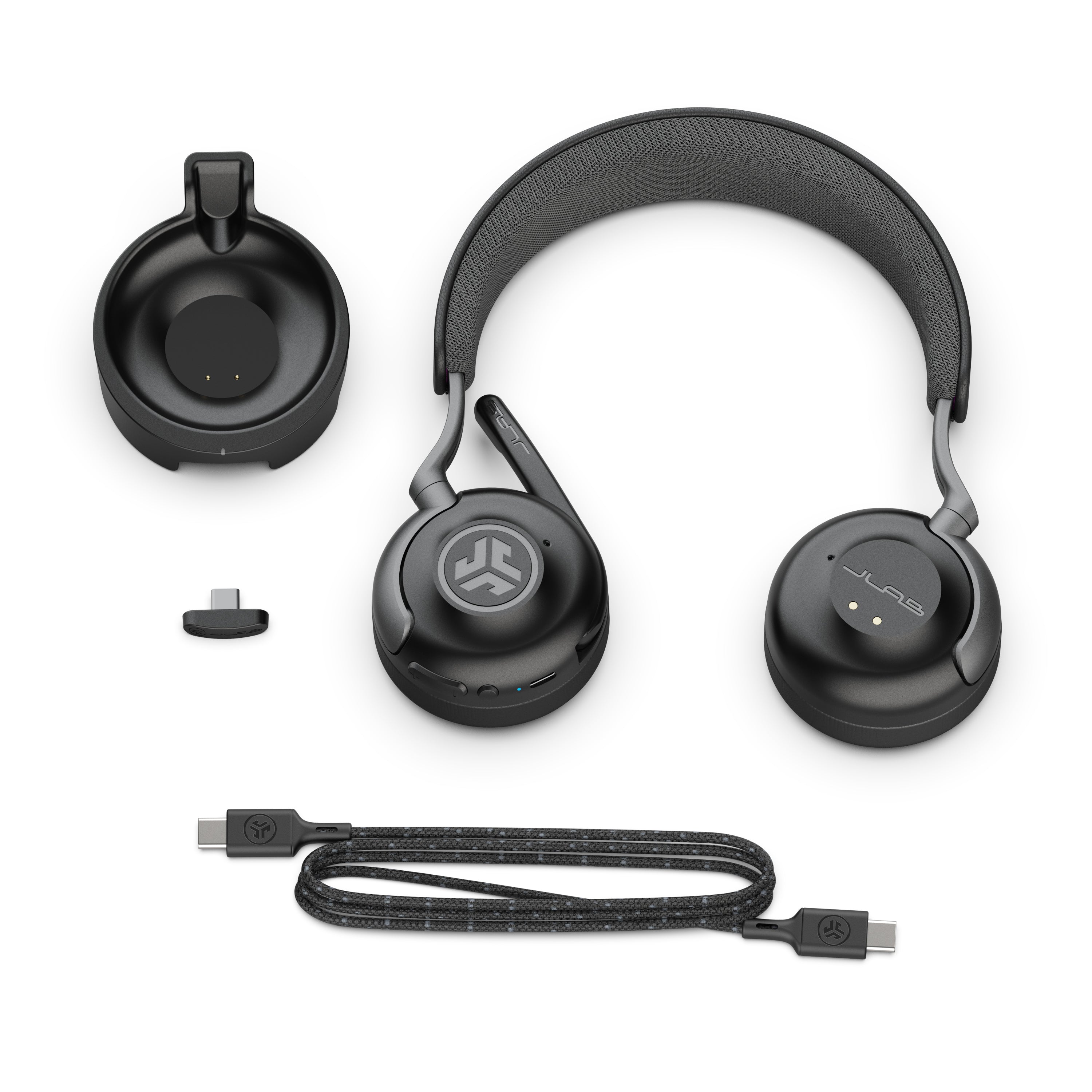 Epic Work ANC Wireless On-Ear Headset Black