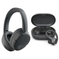 JBuds Lux Headphones Graphite & Go Sport+ Earbuds Graphite