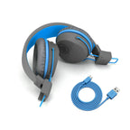Neon Wireless On-Ear Headphones Blue